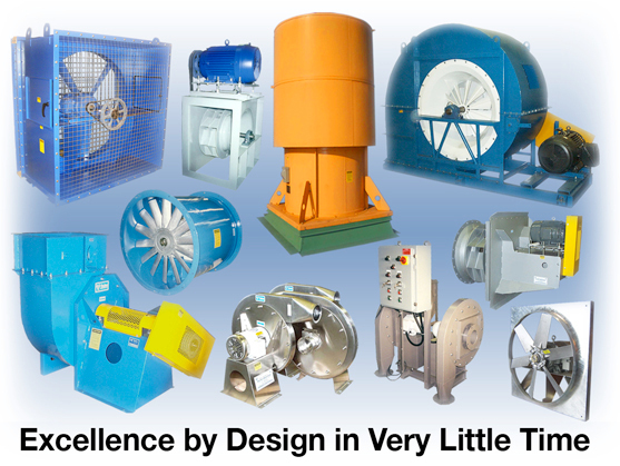Industrial and commercial fans and blowers